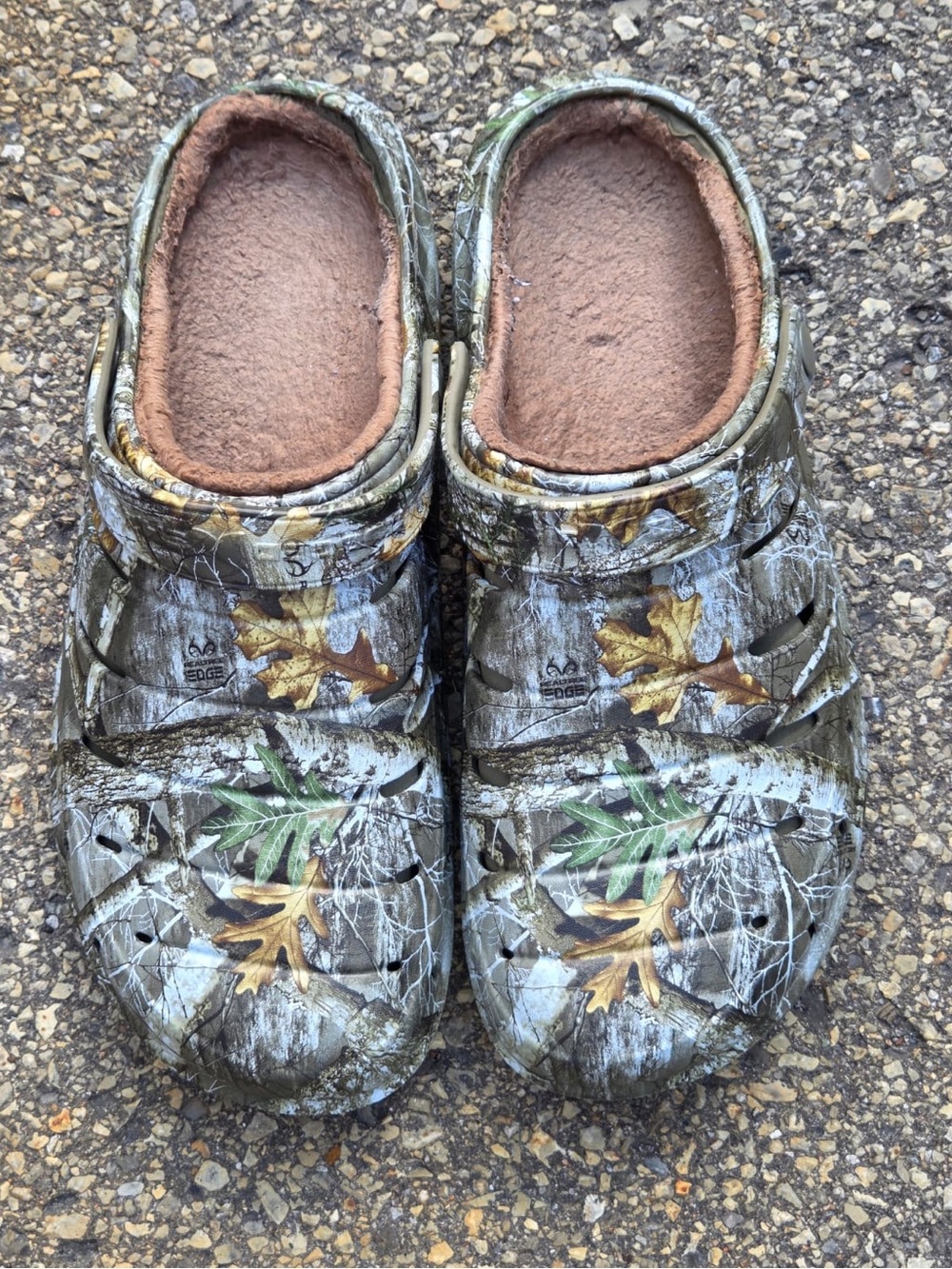 Men Clog Shoes in Mossy Oak Camo - Comfortable Slip-On